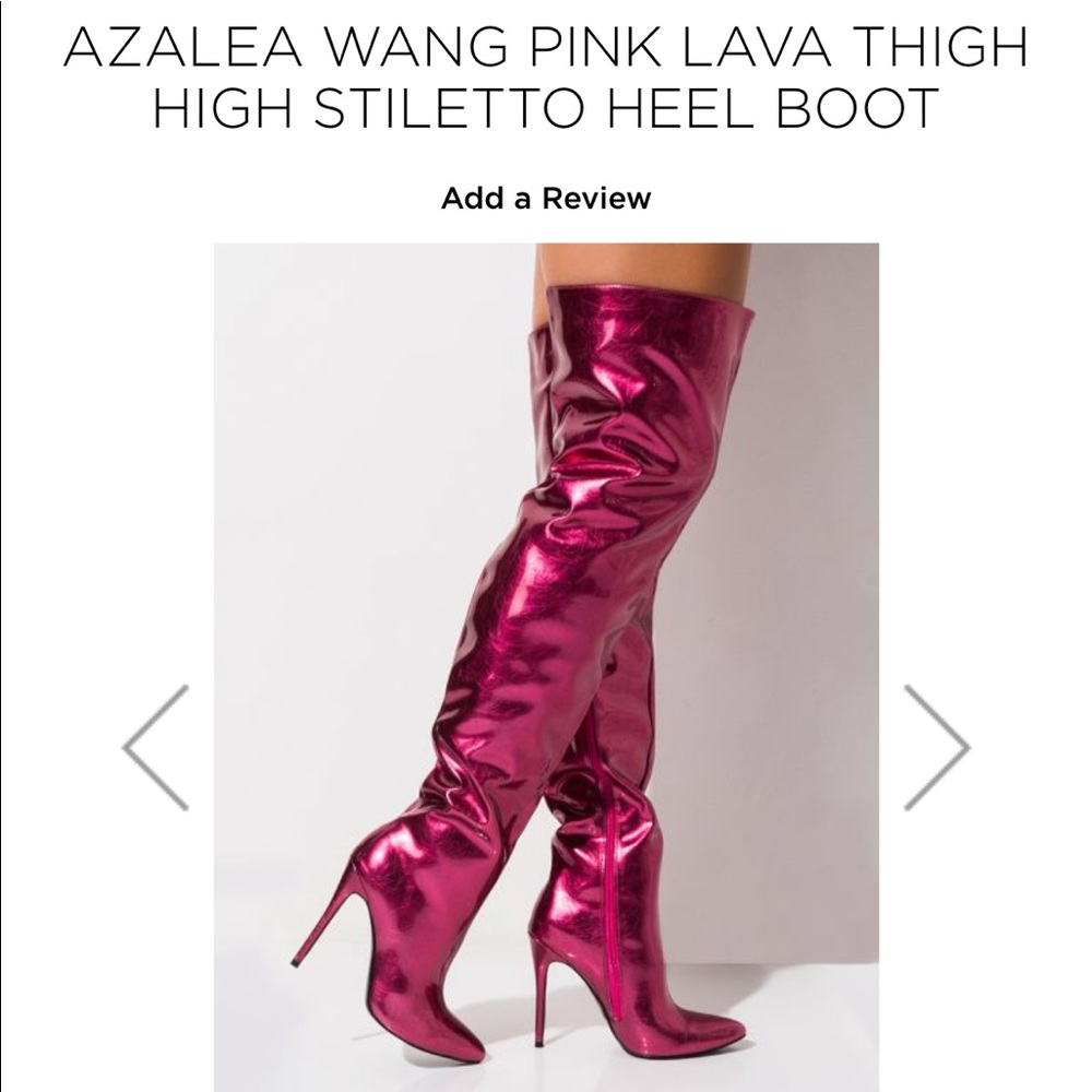 Azalea Wang Pink Boots